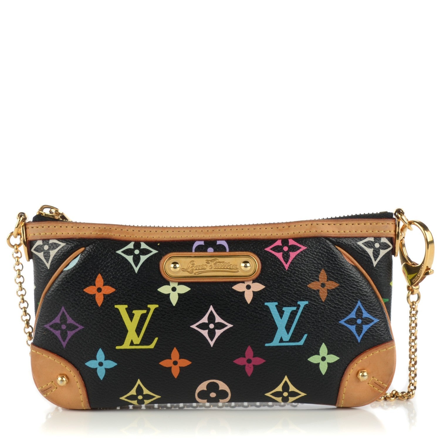 Louis Vuitton Monogram Multicolor Pochette Milla MM Black 1 of 7