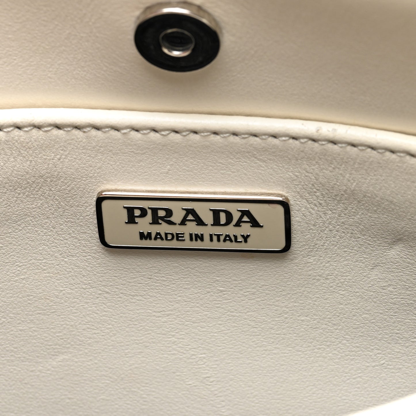 Spazzolato Cleo Shoulder Bag White