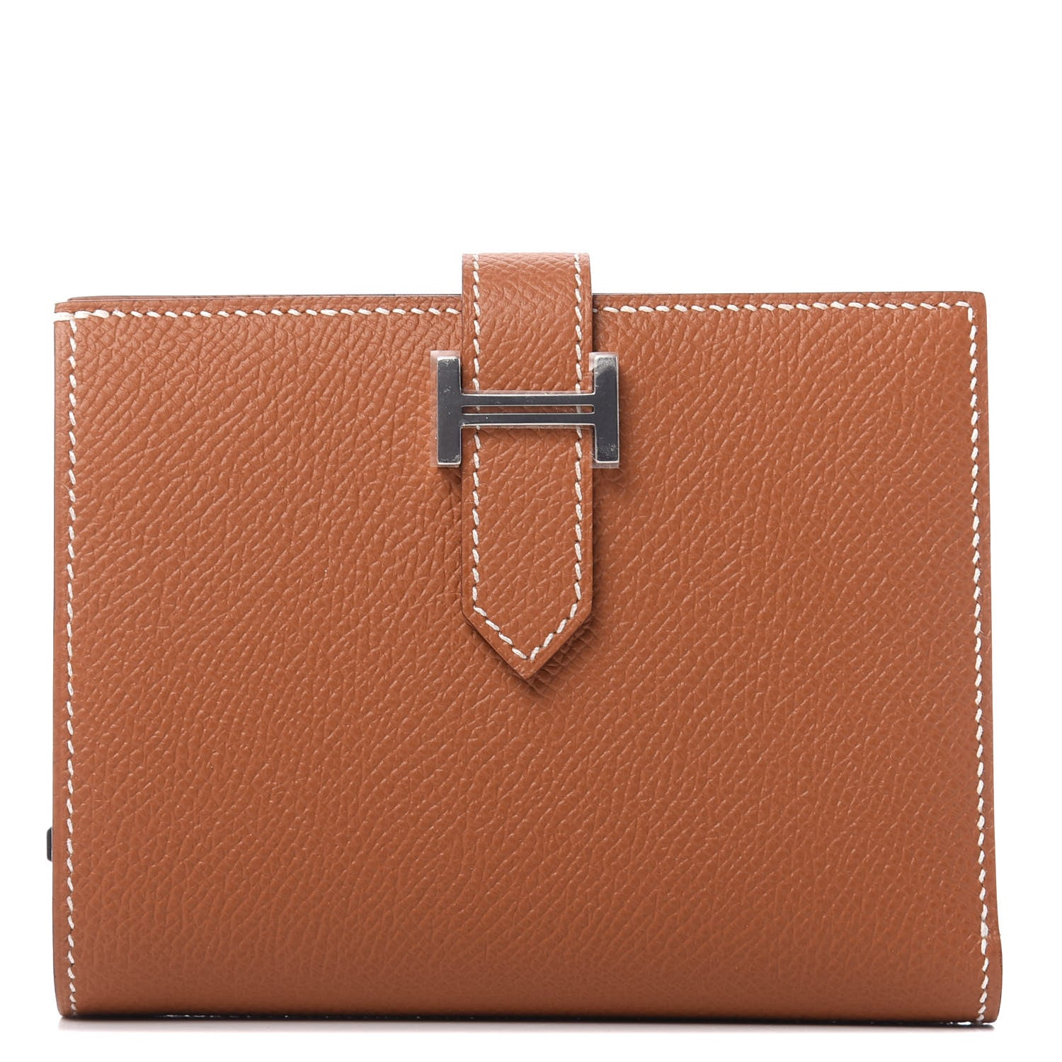 Hermes Epsom Bearn Compact Wallet Gold 1 of 9