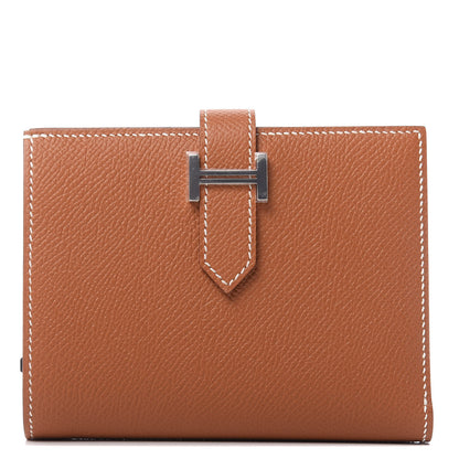 Hermes Epsom Bearn Compact Wallet Gold 1 of 9