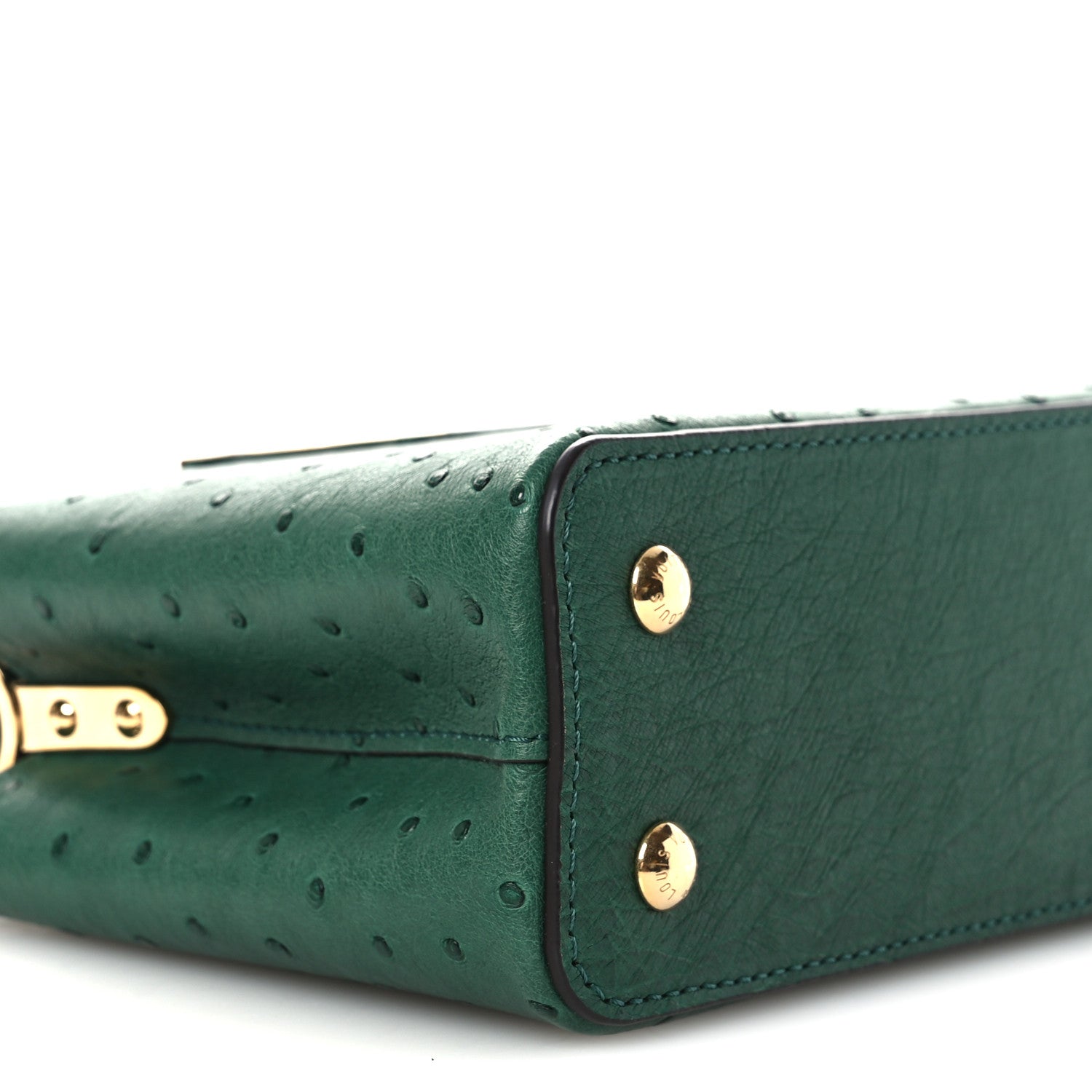 Louis Vuitton Ostrich Capucines Mini Mint 8 of 9