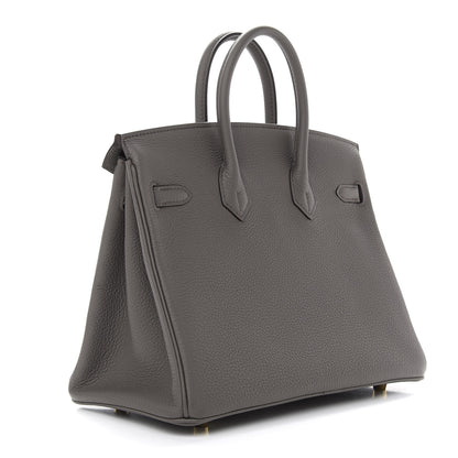 Hermes Togo Birkin 25 Etain 2 of 9