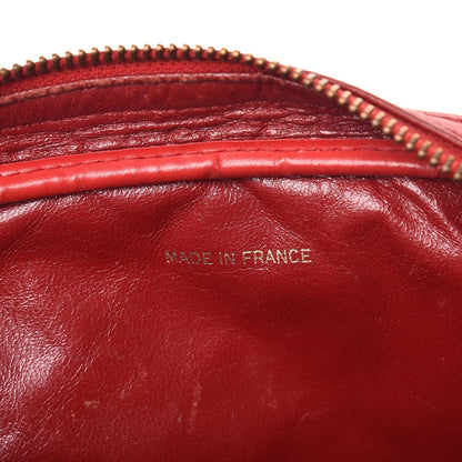 Chanel Lambskin Quilted Camera Case Red 7 of 19