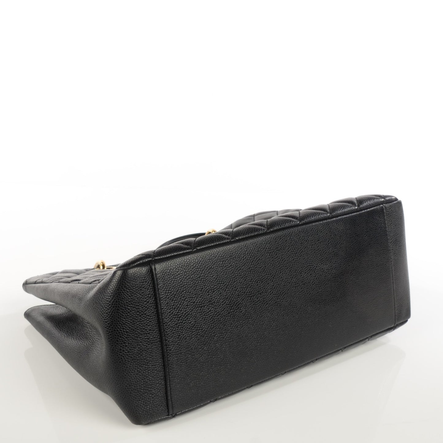 Caviar Quilted Grand Shopping Tote GST Black