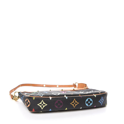 Louis Vuitton Monogram Multicolor Pochette Accessories Black 4 of 11