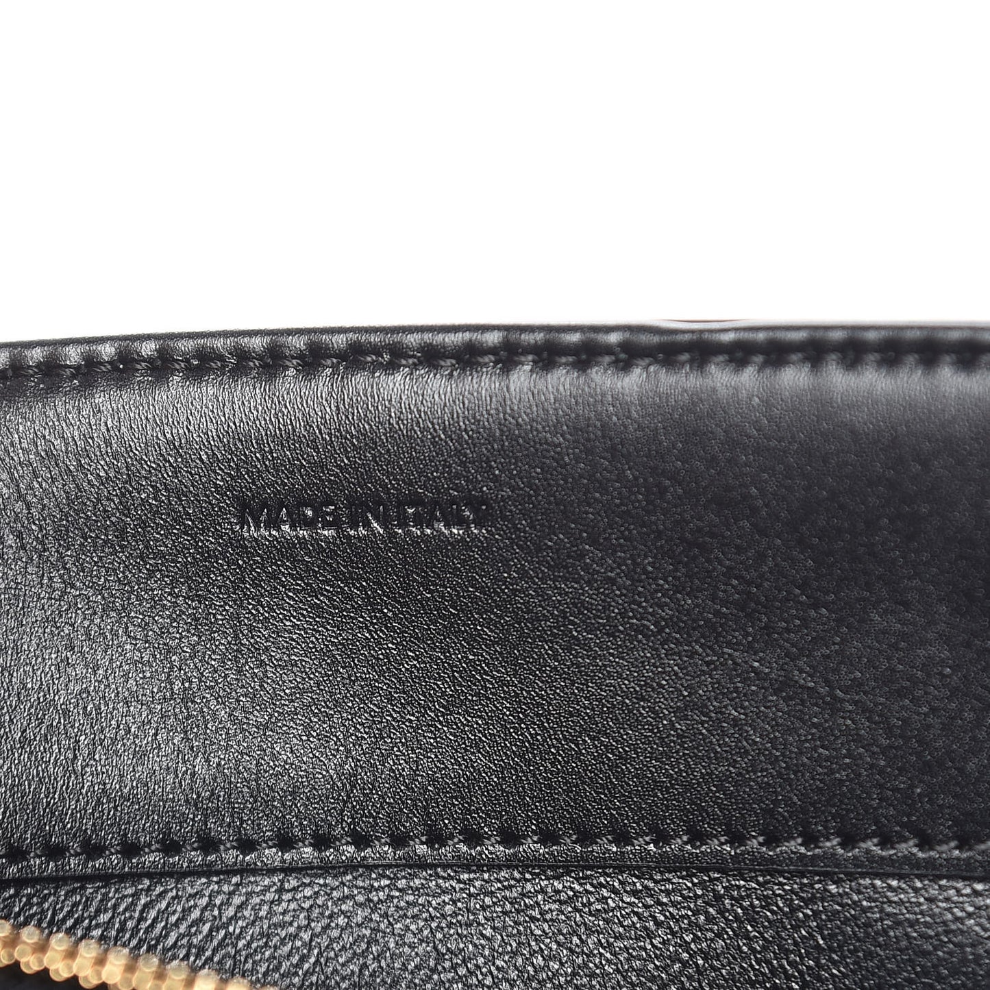 Satinated Calfskin Medium 16 Top Handle Bag Black