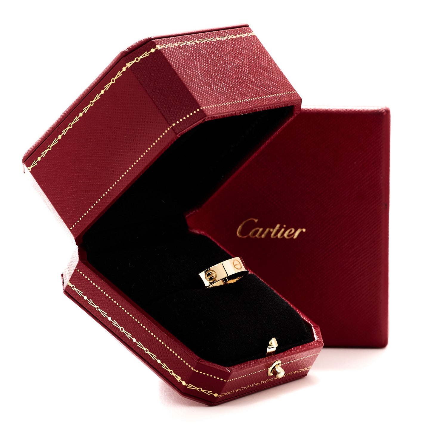 18K Yellow Gold 5.5mm LOVE Ring 58 8.5