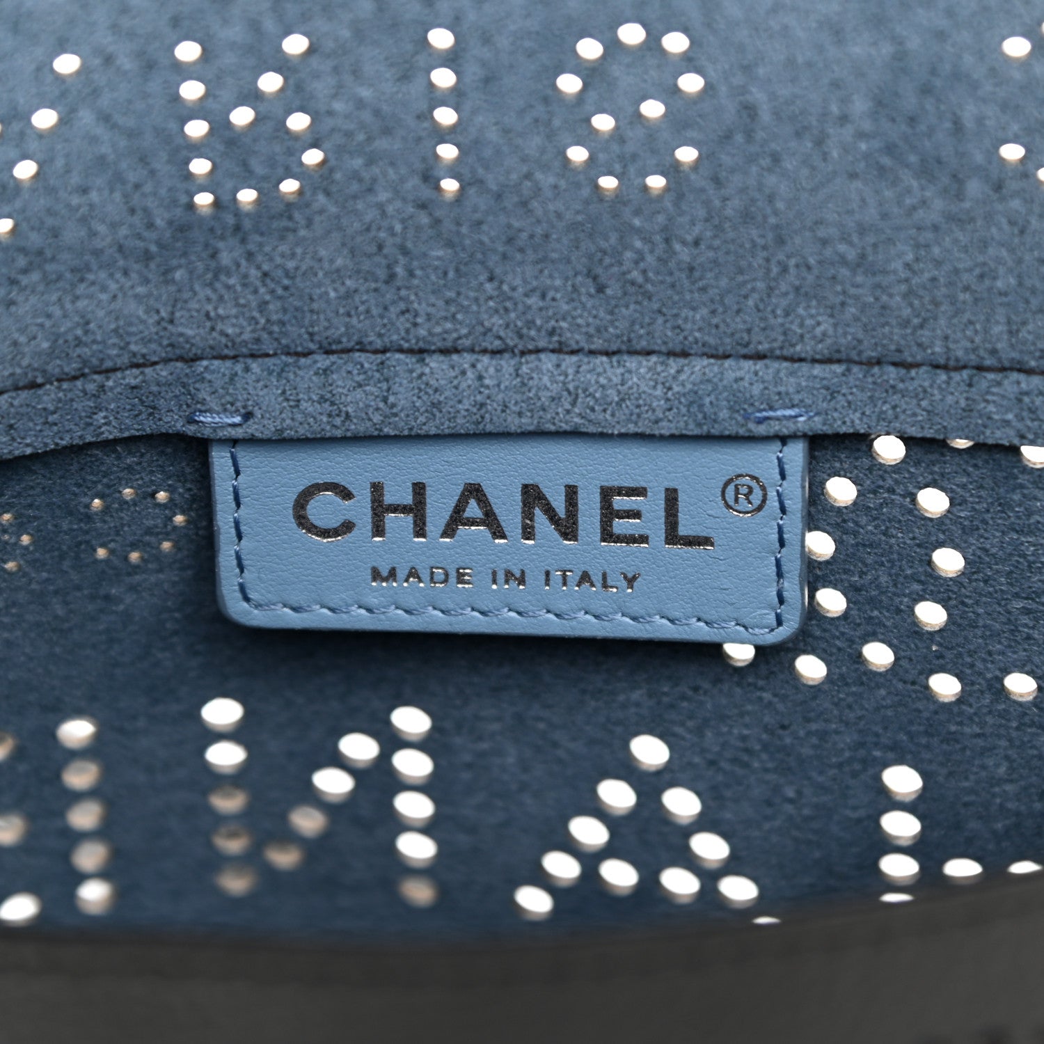 Chanel Calfskin Tweed Eyelet Flap Bag Black 5 of 9