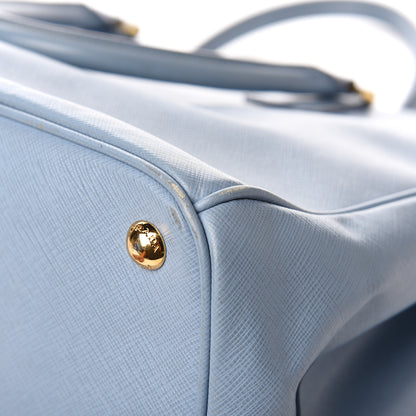 Prada Saffiano Medium Galleria Double Zip Tote Aviazione 19 of 20