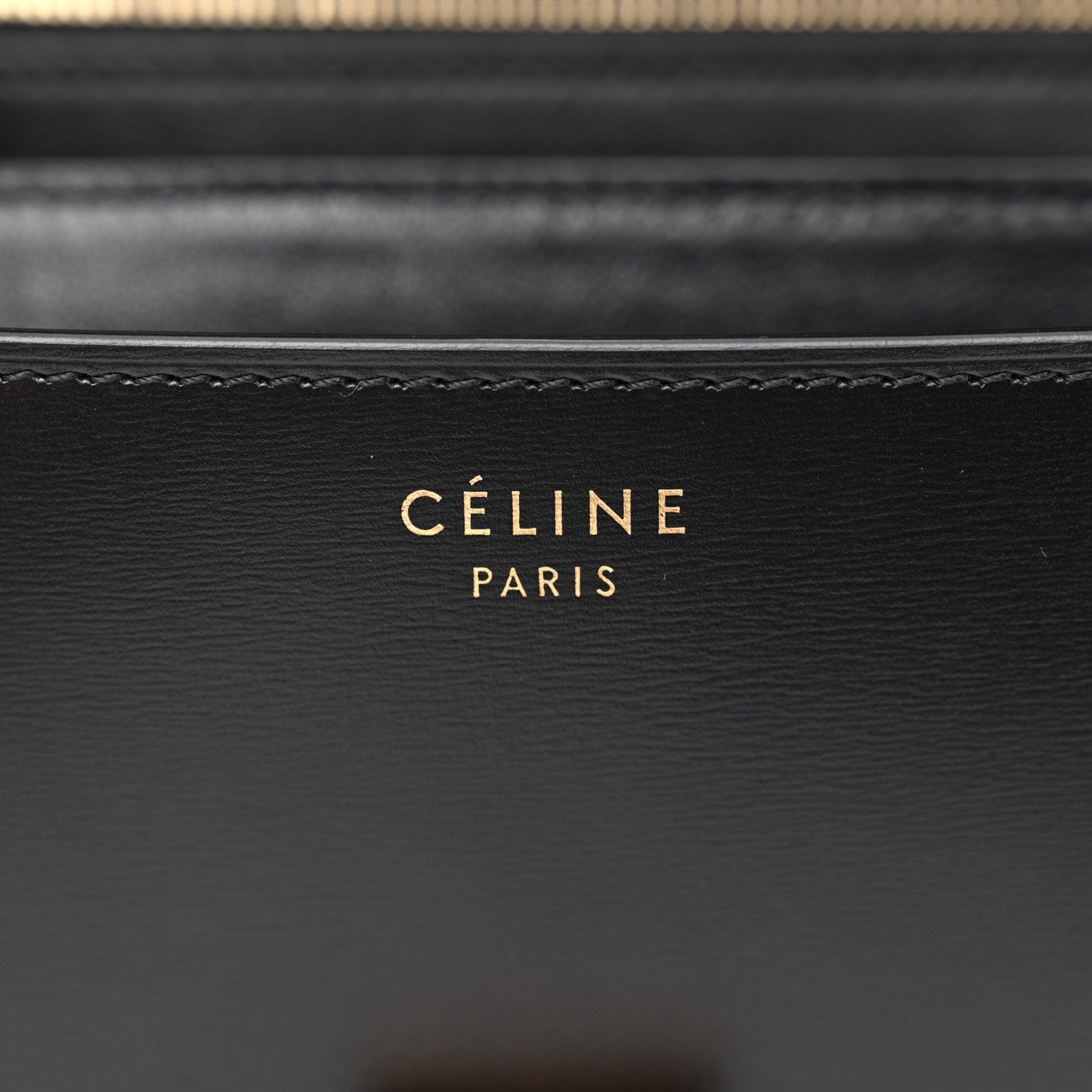Celine Box Calfskin Medium Classic Box Flap Bag Black 6 of 12