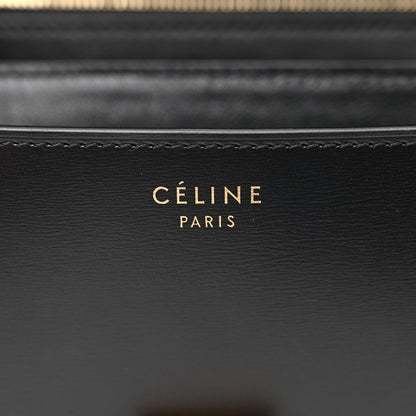 Celine Box Calfskin Medium Classic Box Flap Bag Black 6 of 12