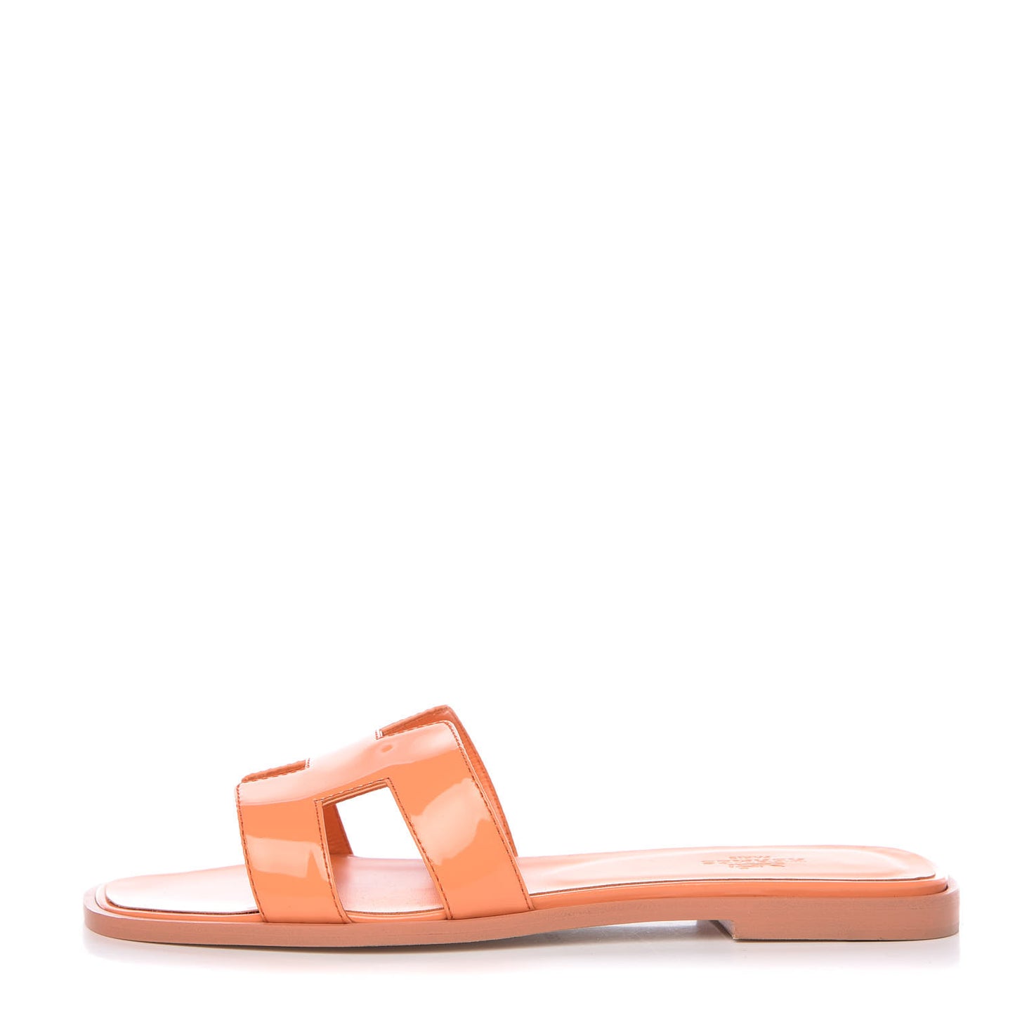 Patent Oran Sandals 38 Orange Melon