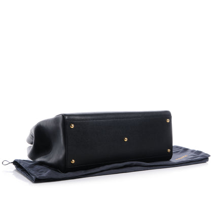 Fendi Vitello Elite Large 2Jours Tote Black 4 of 11