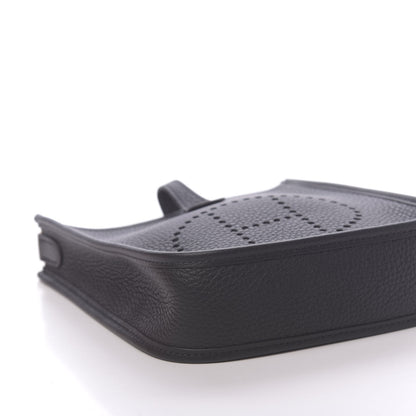 Hermes Taurillon Clemence Evelyne TPM Black 8 of 11