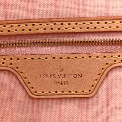 Louis Vuitton Damier Azur Neo Neverfull MM Rose Ballerine 6 of 13