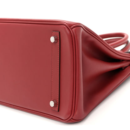 Hermes Swift Birkin 30 Rouge H 10 of 12