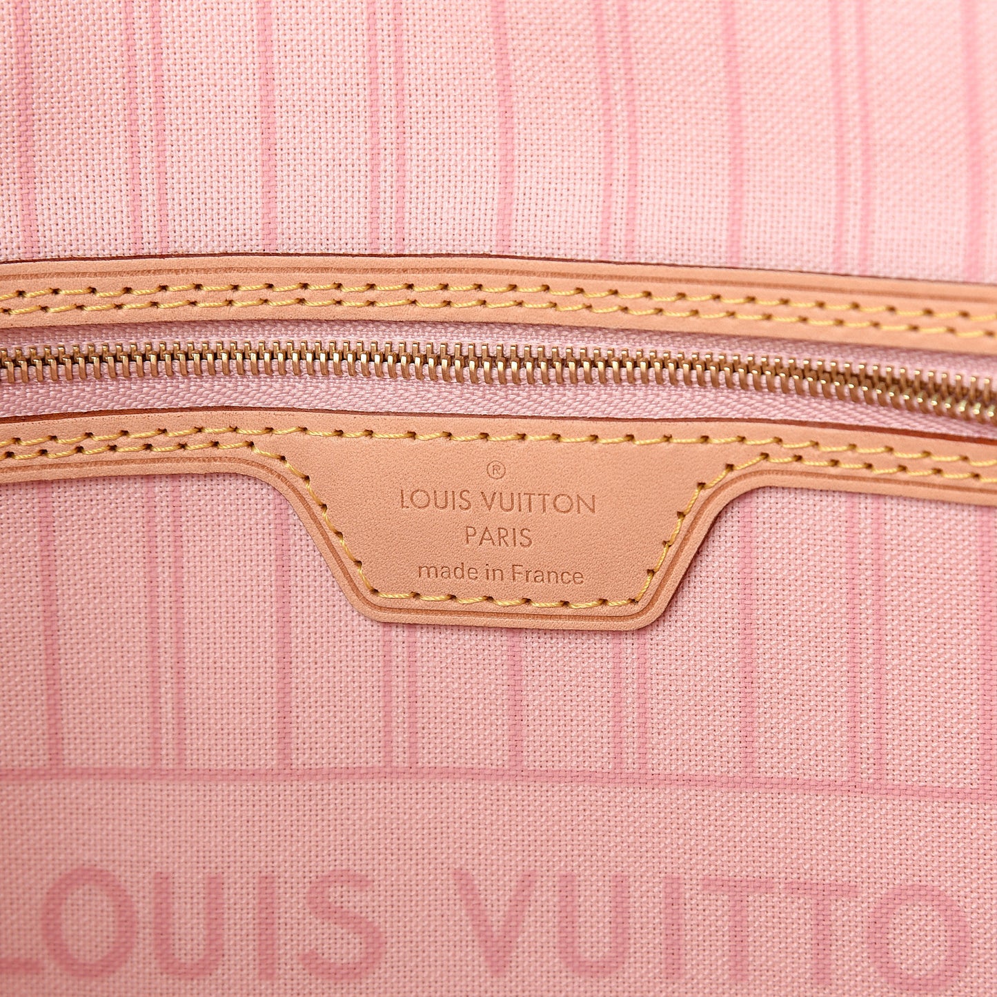 Damier Azur Neo Neverfull MM Rose Ballerine