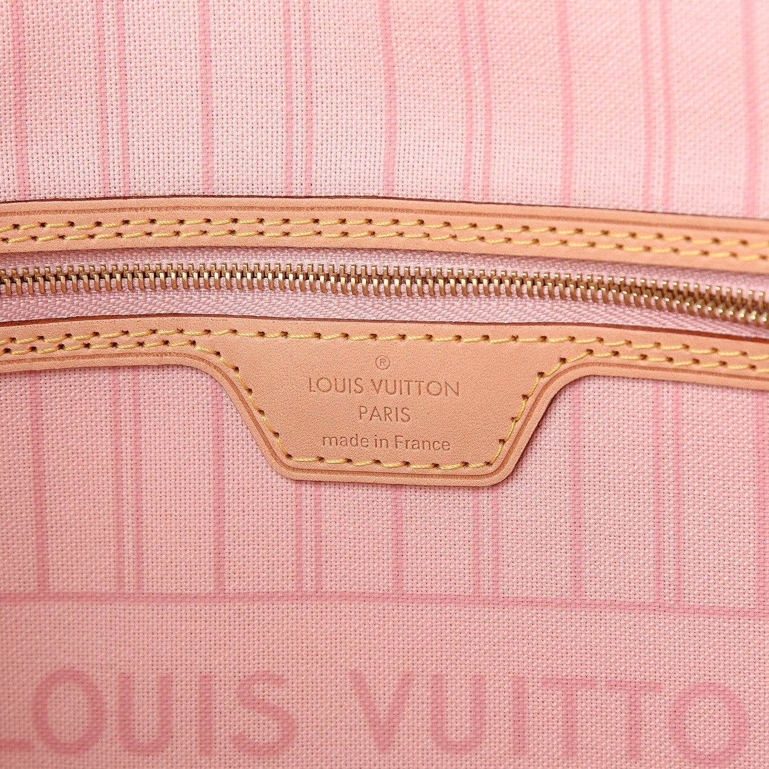Louis Vuitton Damier Azur Neo Neverfull MM Rose Ballerine 6 of 10