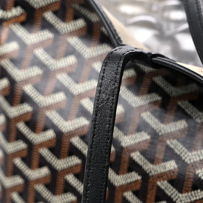 Goyard Goyardine Saint Louis PM Black 13 of 14