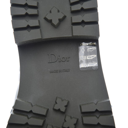 Christian Dior Shiny Rubber Diorcamp Low Boots 37 Military 8 of 9
