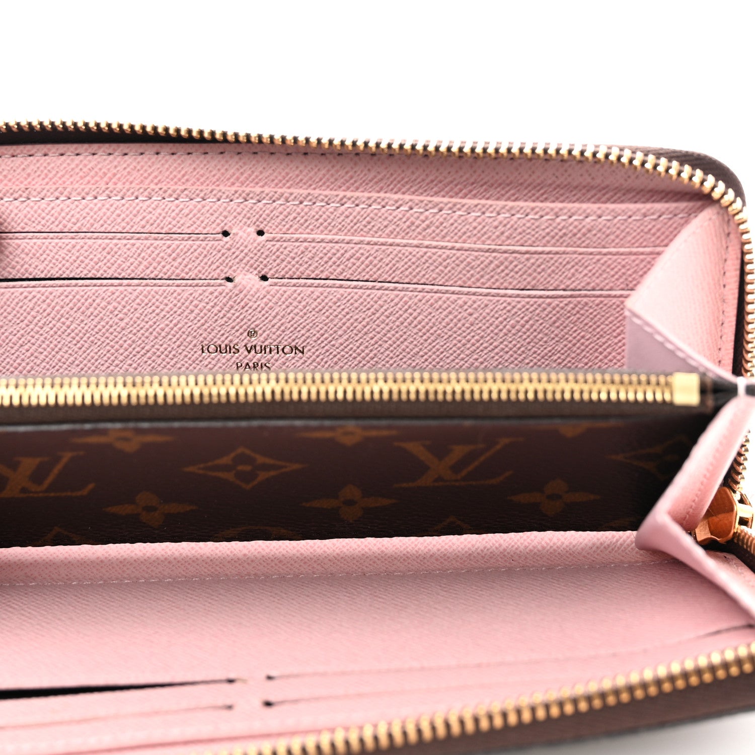 Louis Vuitton Monogram Clemence Wallet Rose Ballerine 5 of 7