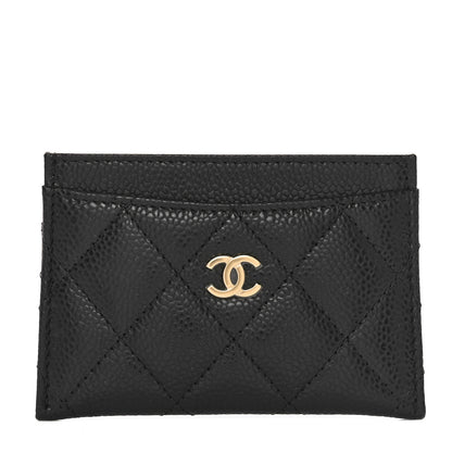 Chanel Caviar Quilted Card Holder Black 1 of 10
