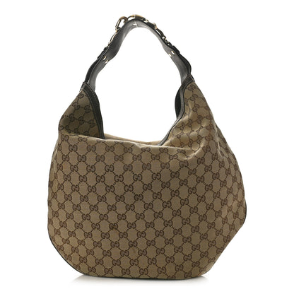 Gucci Monogram Large Wave Hobo Dark Brown 1 of 10