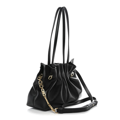 Salvatore Ferragamo Nappa Small Soft Bag Black 3 of 10