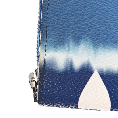 Louis Vuitton Monogram Escale Zippy Wallet Blue 8 of 9