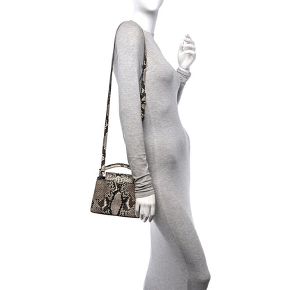 Louis Vuitton Snakeskin Capucines Mini Naturel 2 of 9