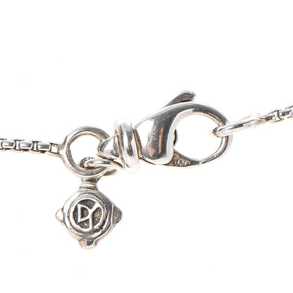David Yurman Sterling Silver Diamond Star Orb Tapestry Necklace 7 of 7