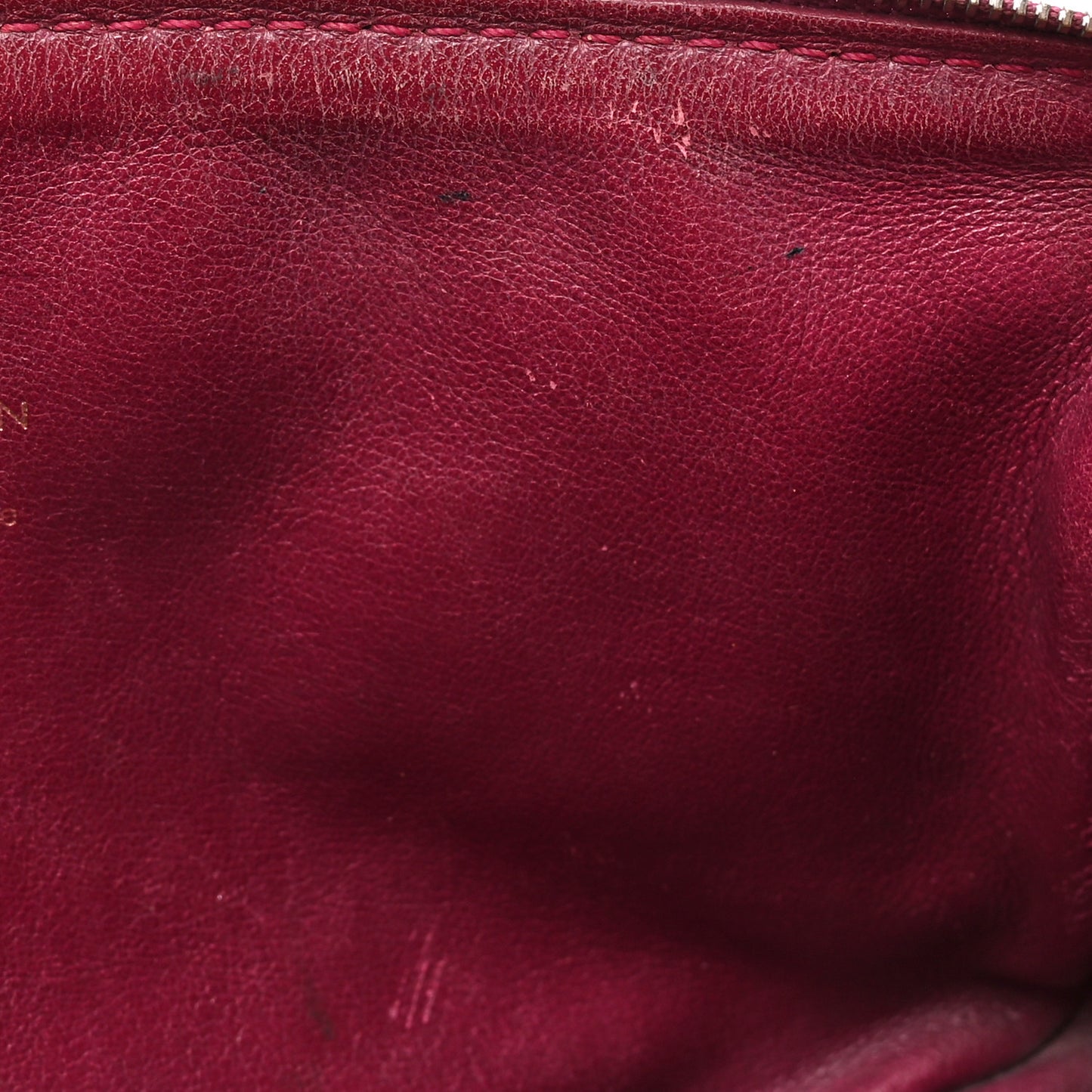 Monogram Charms Pochette Accessories Bag Fuchsia