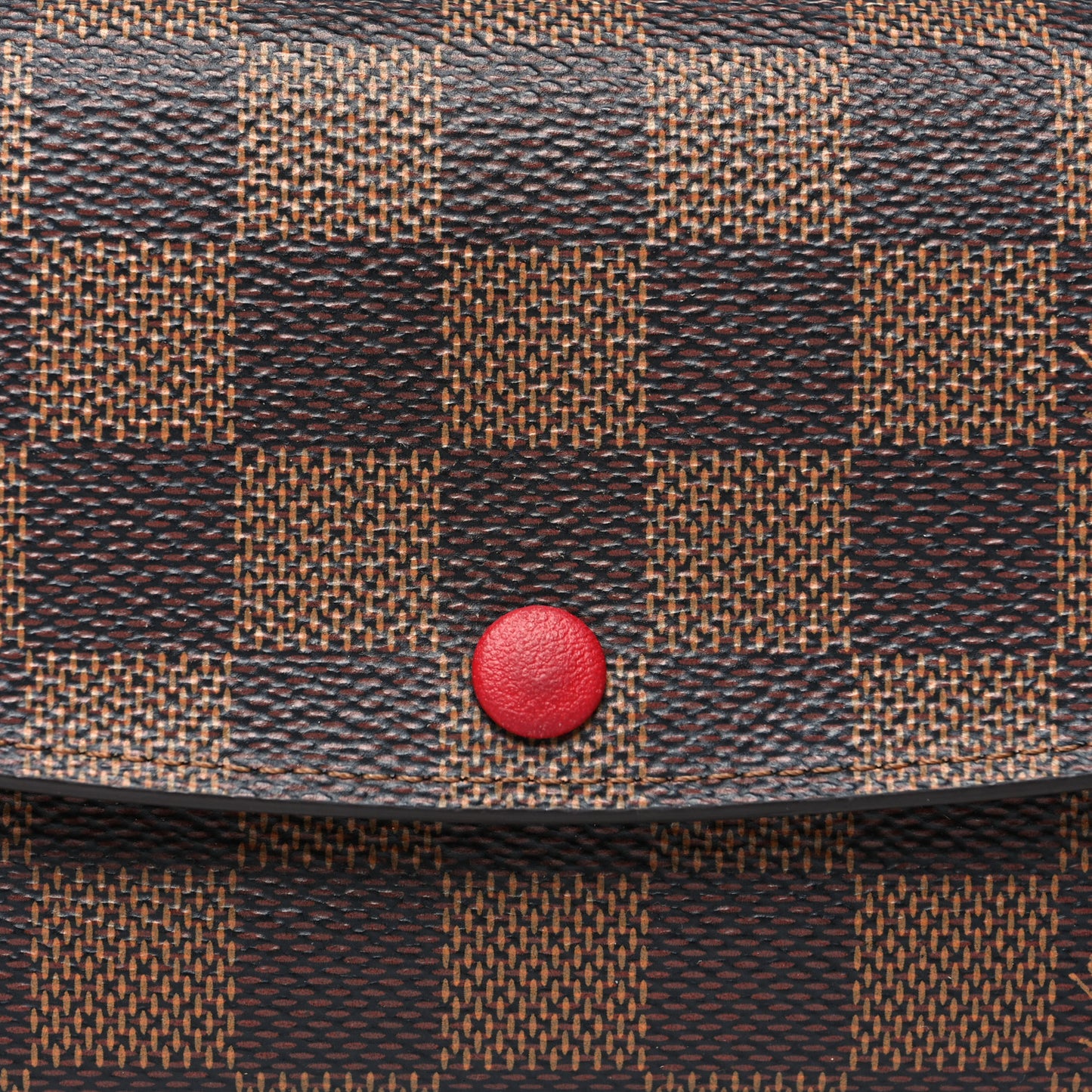 Damier Ebene Emilie Wallet Red