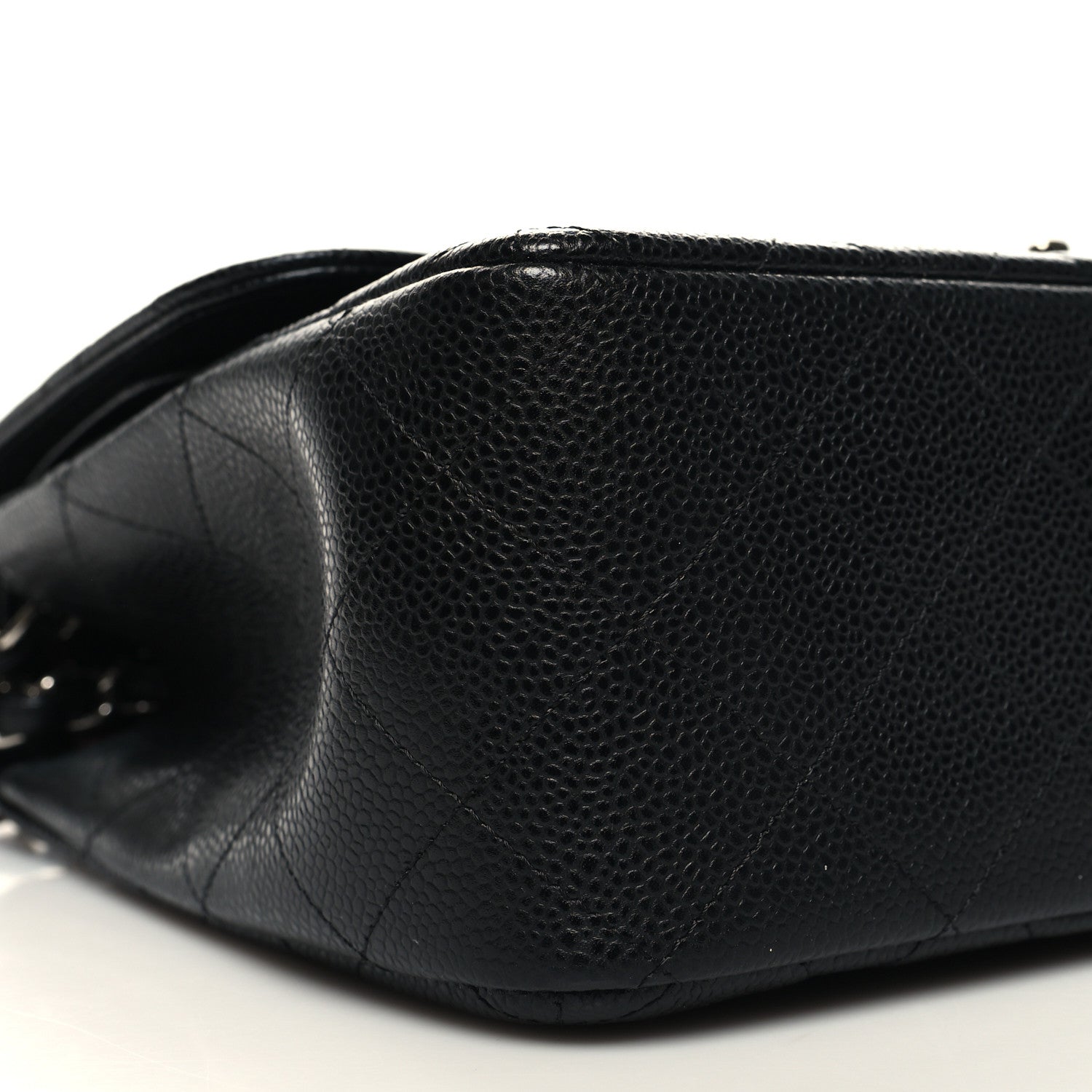 Chanel Caviar Quilted Jumbo Double Flap Black 9 of 10