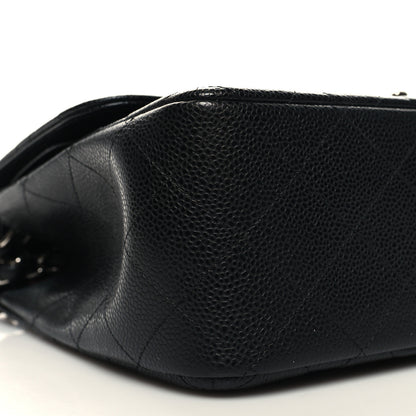 Chanel Caviar Quilted Jumbo Double Flap Black 9 of 10