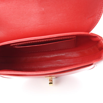 Celine Satinated Calfskin Besace Small 16 Red 4 of 9