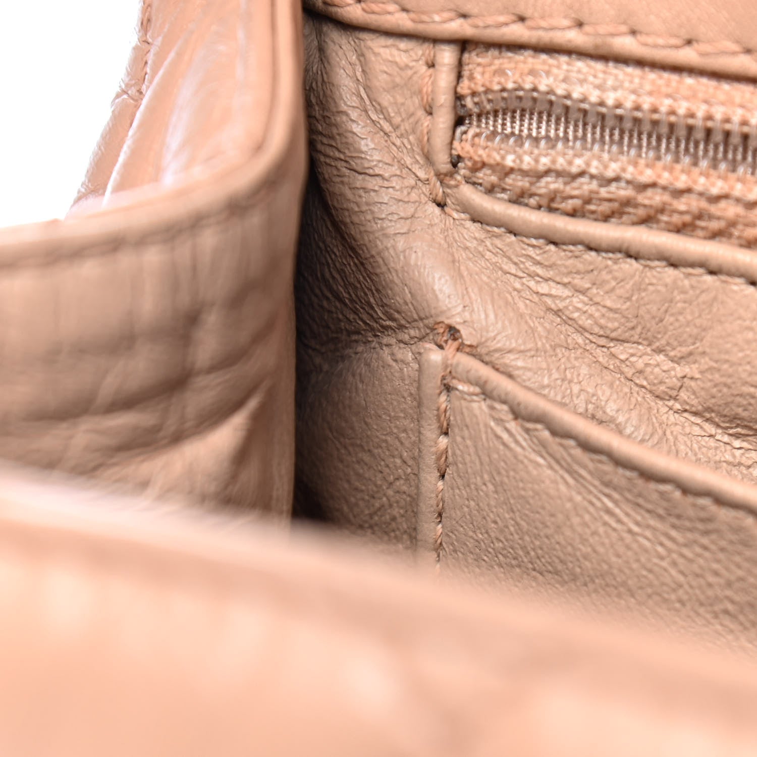Chanel Lambskin Quilted Maxi Single Flap Beige 18 of 21