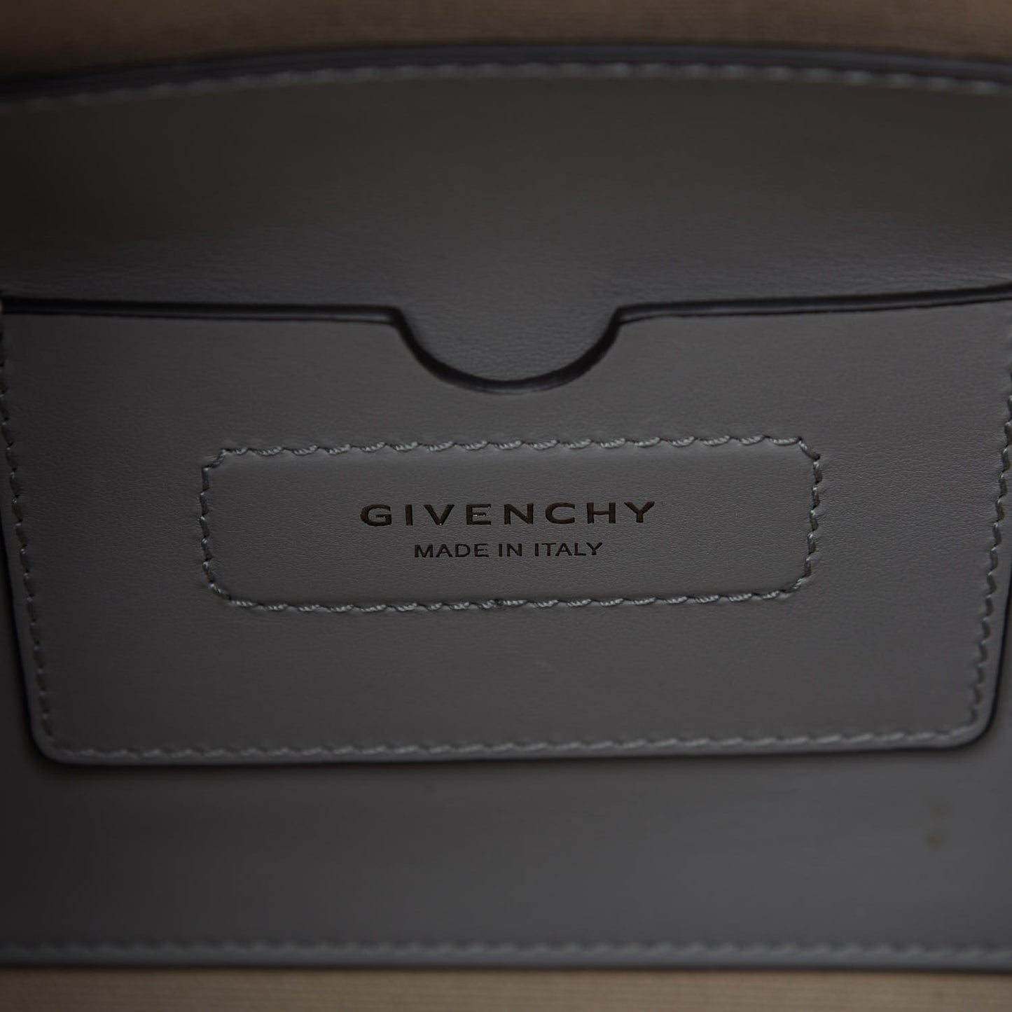 Soft Calfskin Small Antigona Pearl Grey