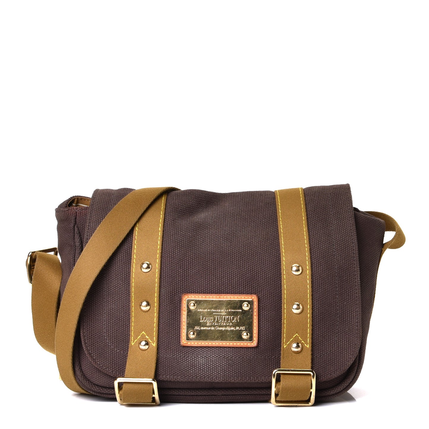 Antigua Besace PM Messenger Brown Kaki