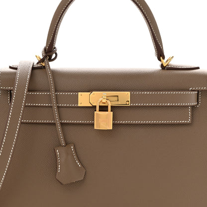 Hermes Epsom Kelly Sellier 28 Etoupe 8 of 11