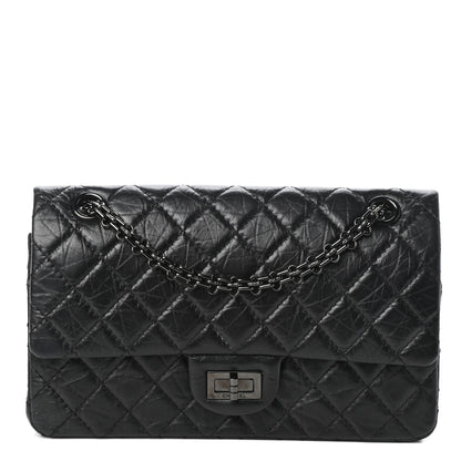Chanel Aged Calfskin Quilted 2.55 Reissue 225 Flap So Black 1 of 10