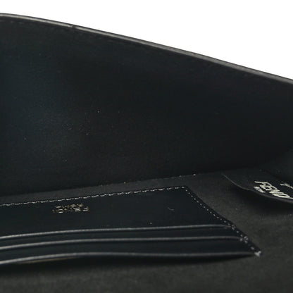 Fendi Vitello King Mini Flat Baguette Black 5 of 10