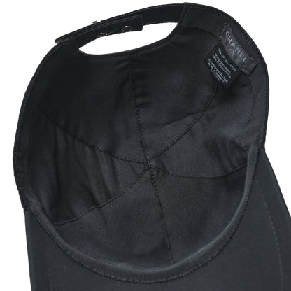 Chanel Cotton CC Cap Hat Black 6 of 7