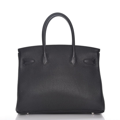 Hermes Taurillon Clemence Birkin 30 Black 5 of 28