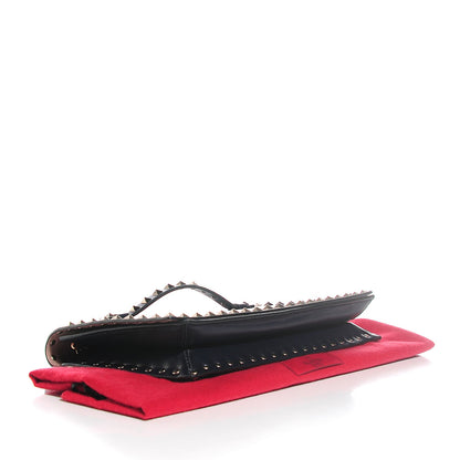 Valentino Garavani Nappa Rockstud Wristlet Clutch Marine 4 of 8