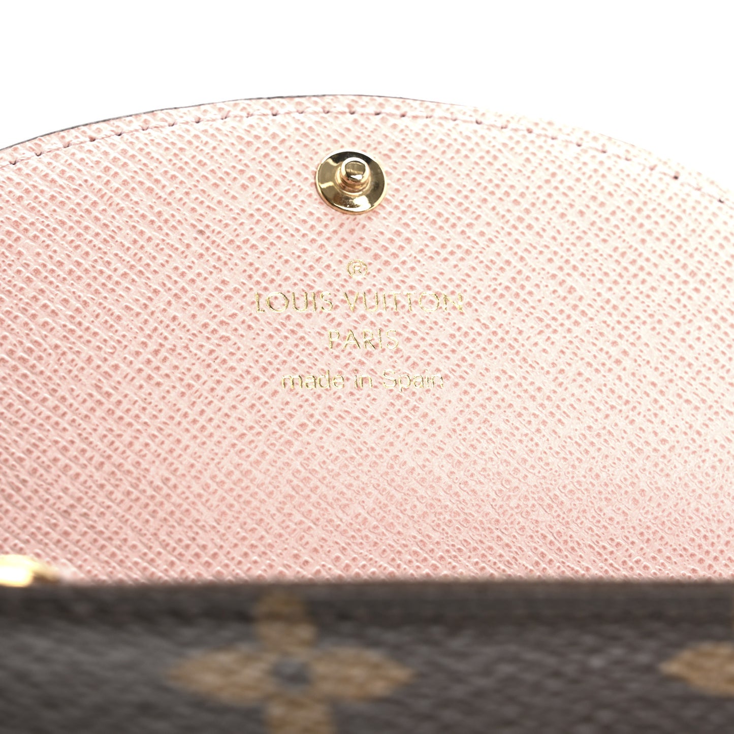 Monogram Rosalie Coin Purse Rose Ballerine