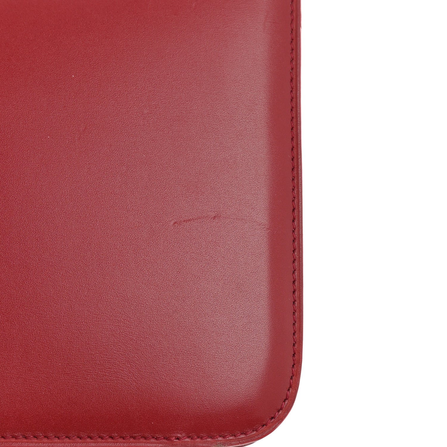 Saint Laurent Box Calfskin Le Carre Satchel Opyum Red 16 of 17