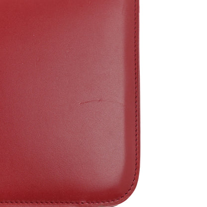 Saint Laurent Box Calfskin Le Carre Satchel Opyum Red 16 of 17