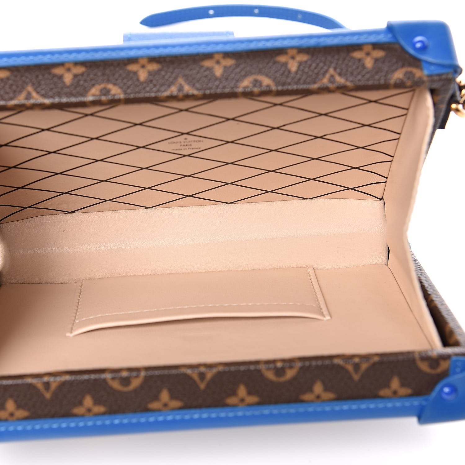Louis Vuitton Monogram Petite Malle Blue Royal 5 of 17