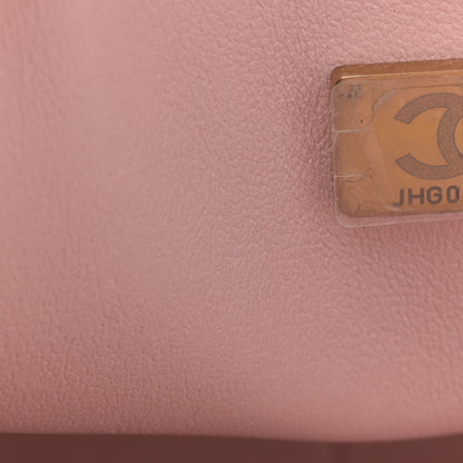 Chanel Caviar Quilted Jumbo Double Flap Light Pink 7 of 10